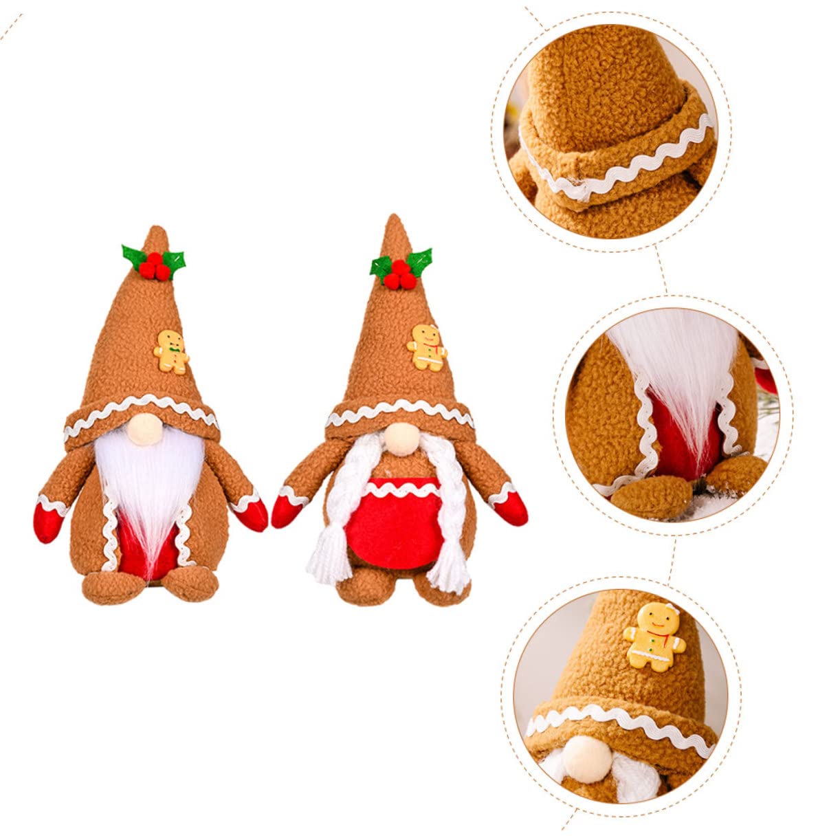 TOPBATHY 6 Piezas muñeca Rodolfo tomte Sueco muñeco de de Navidad muñecos navideños Duendes navideños de Fiesta de Navidad de Peluche de Dibujos Animados algodón