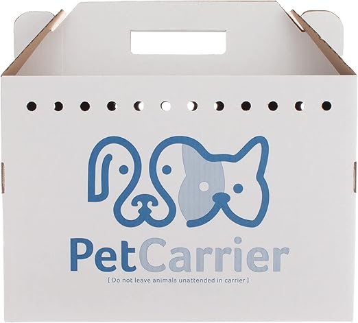 Disposable Cardboard Pet Carriers 12 pk