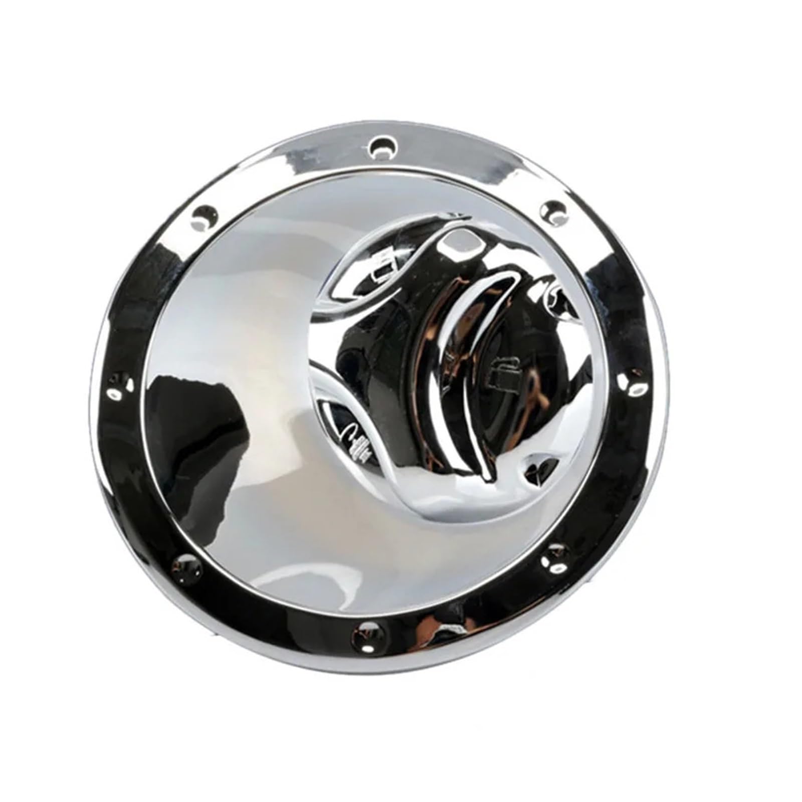 Car Gas Tank Cover Fuel Door Bezel Cap Moulding Trim Chrome Compatible For Hummer H3 2006-2010