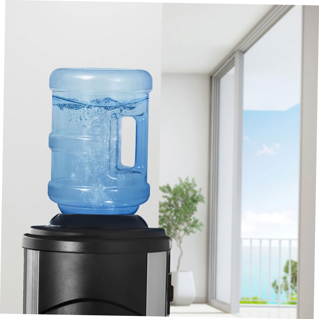 Contenitore per Acqua da Esterno 5 l Maniglia e Chiusura Ermetica, Brocca D’Acqua Portatile da Campeggio e Picnic, Secchio D’Acqua Domestico Resistente per Escursionismo e attività Outdoor