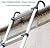Telesladder Ladders Aluminumcopiladder Aluminumextension Ladder with Hook Pulley and Lengthen Stabiliser Bar - for Indoors and Outdoors - Suggests 150 Kg (Color : 1M/16.7