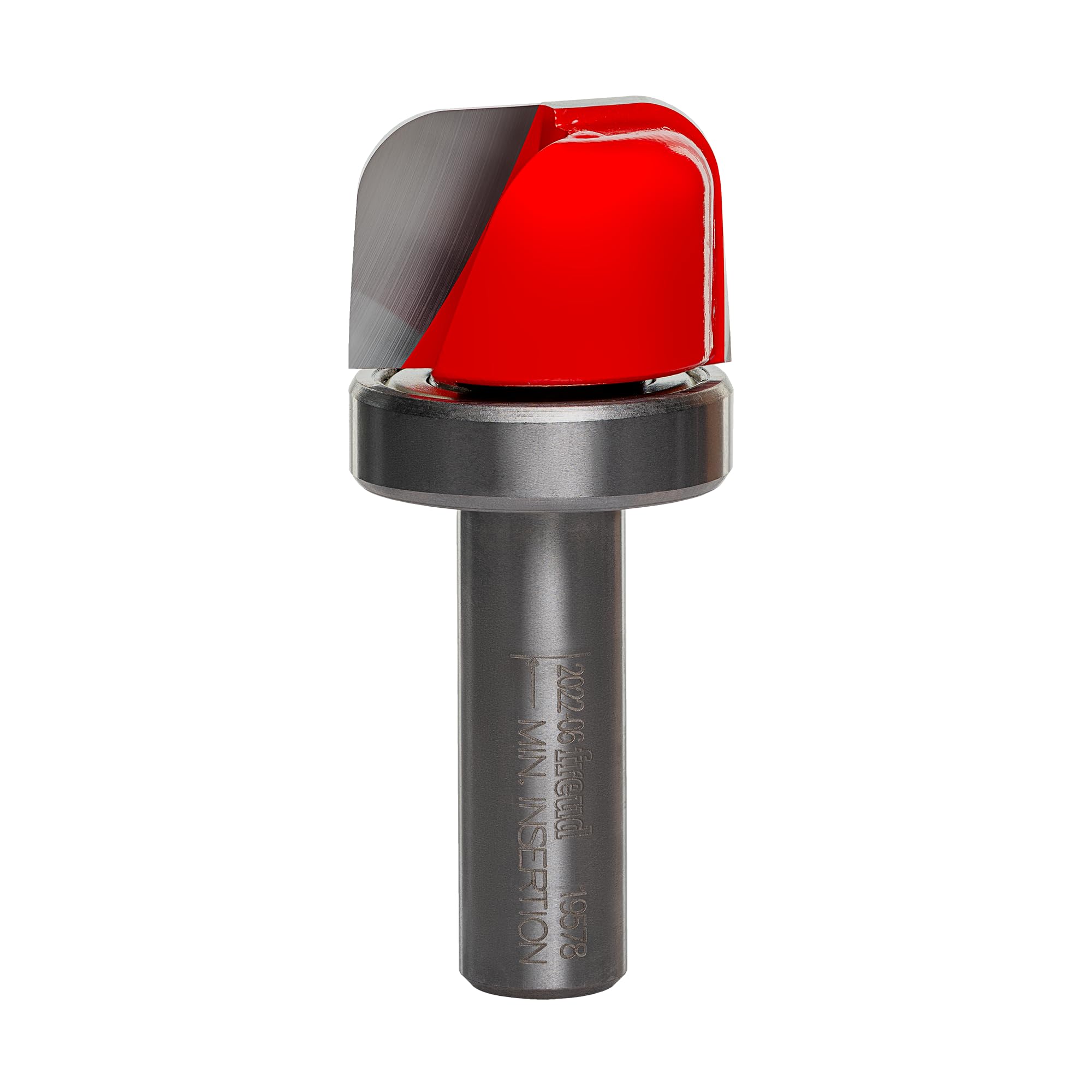 Freud 19-578: 1/4" Radius Dish Carving Bit with 1/2" shank, 1-1/8" overall diameter