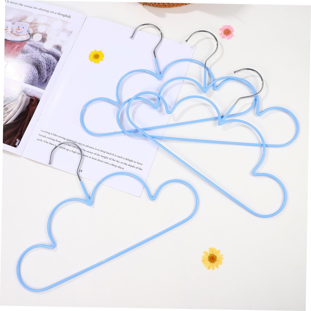 5pcs Cloud Boy Girl Clothes Hangers, 30x19cm Plastic