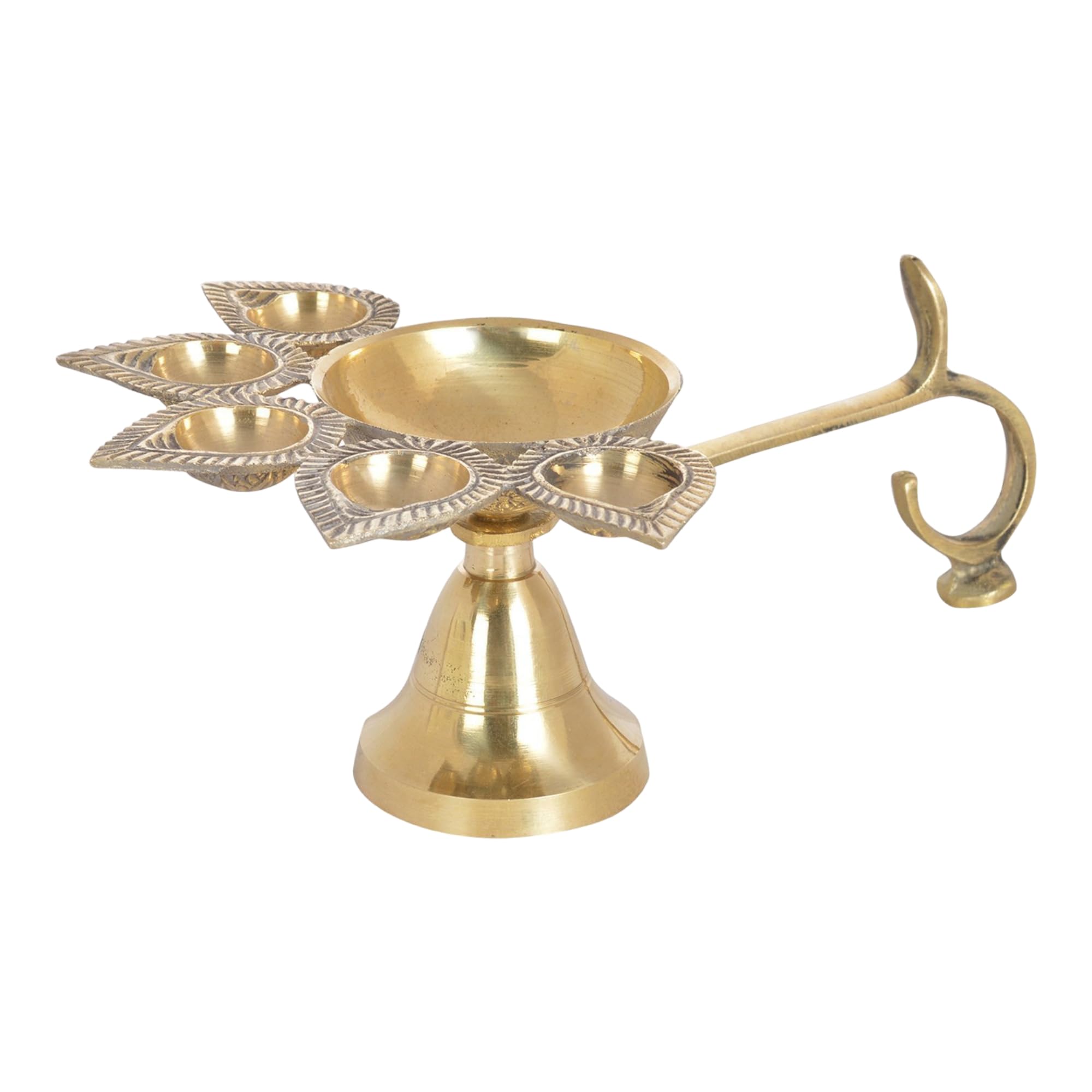 See full amazon price history chart for BHAKTI SHRINGAR Brass Deepak | Panch Mukhi Puja Diya Lamp, Aarti | 5 Faces Deep Decorative Accessory (12.5 cm, 2) BHAKTI SHRINGAR Brass Deepak | Panch Mukhi Puja Diya Lamp, Aarti | 5 Faces Deep Decorative Accessory (12.5 cm, 2) (B0CWJ7HKFL) Amazon Price History, Amazon Price Tracker