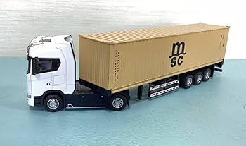 Amazon.co.jp: スカニア コンテナ トレーラー 150 MSC ホワイト