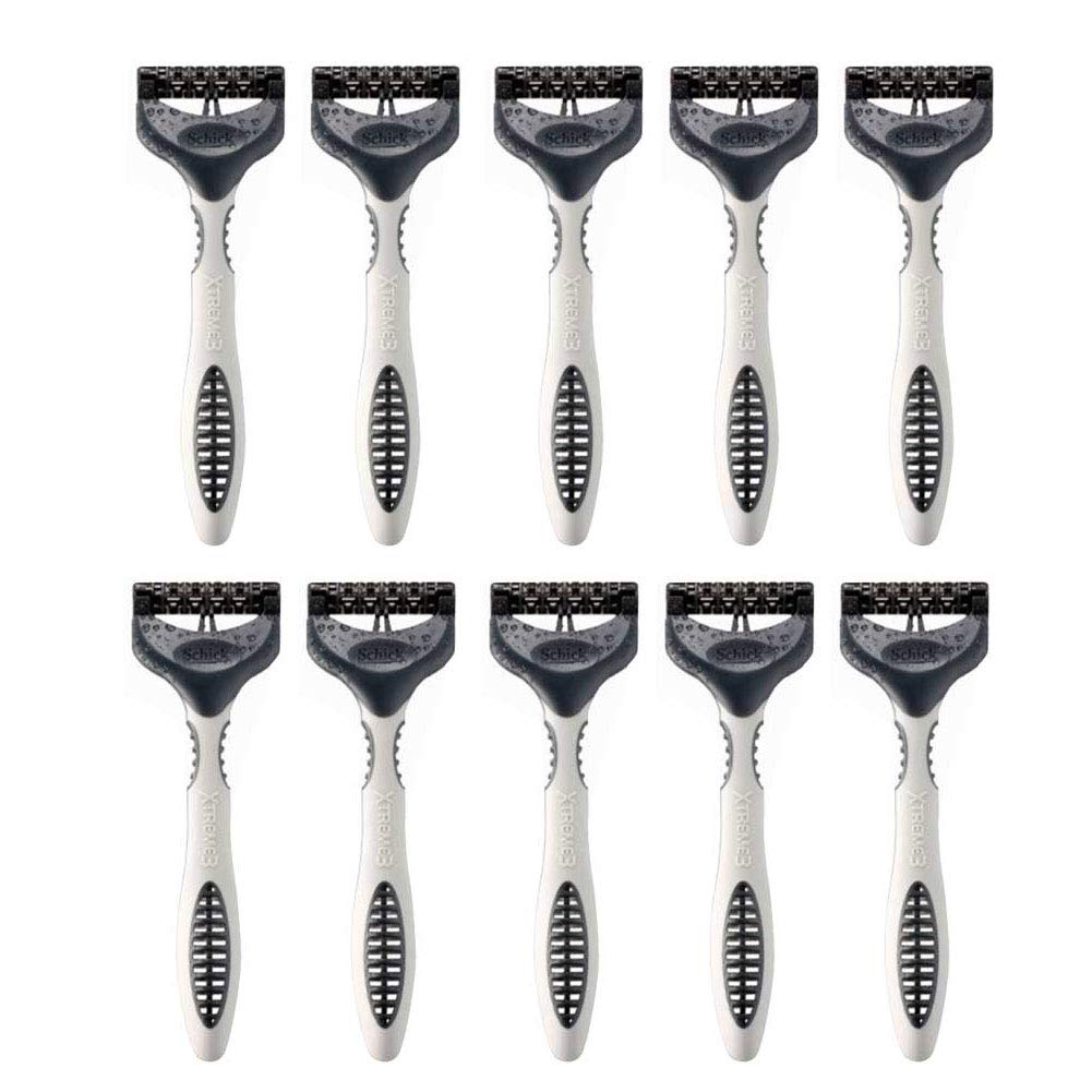 Schick XTREME3 - Maquinilla de afeitar desechable sensible (10 unidades)