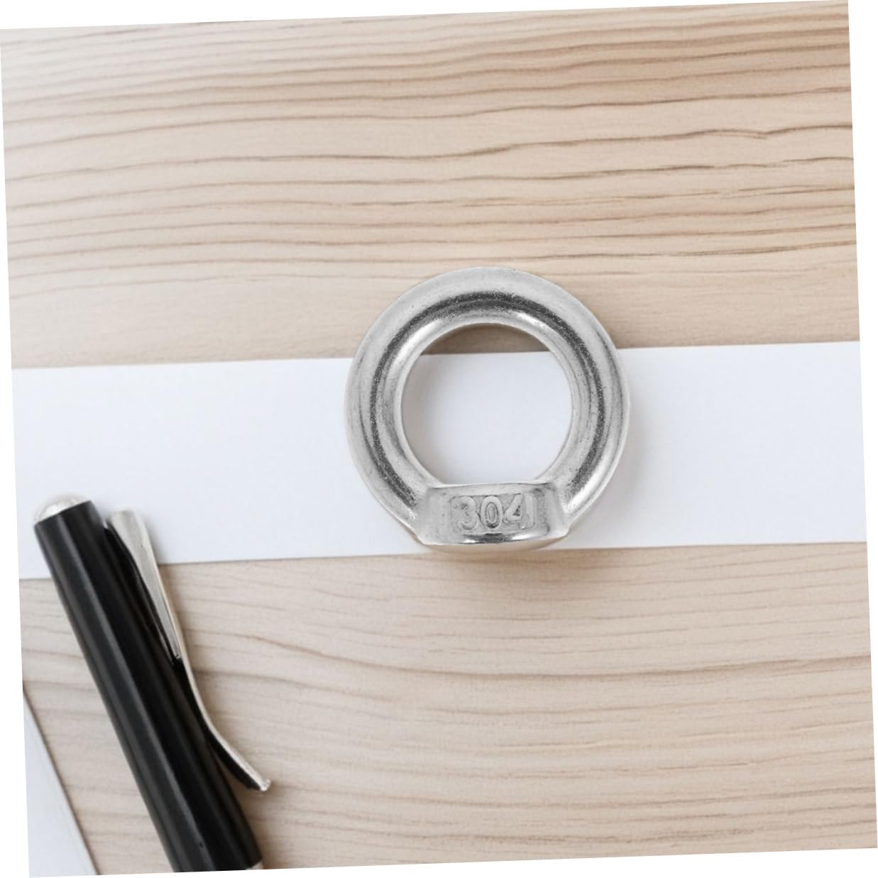 Stainless Steel Ring Shaped Eye Nuts 8pcs M8 for Boat Rigging