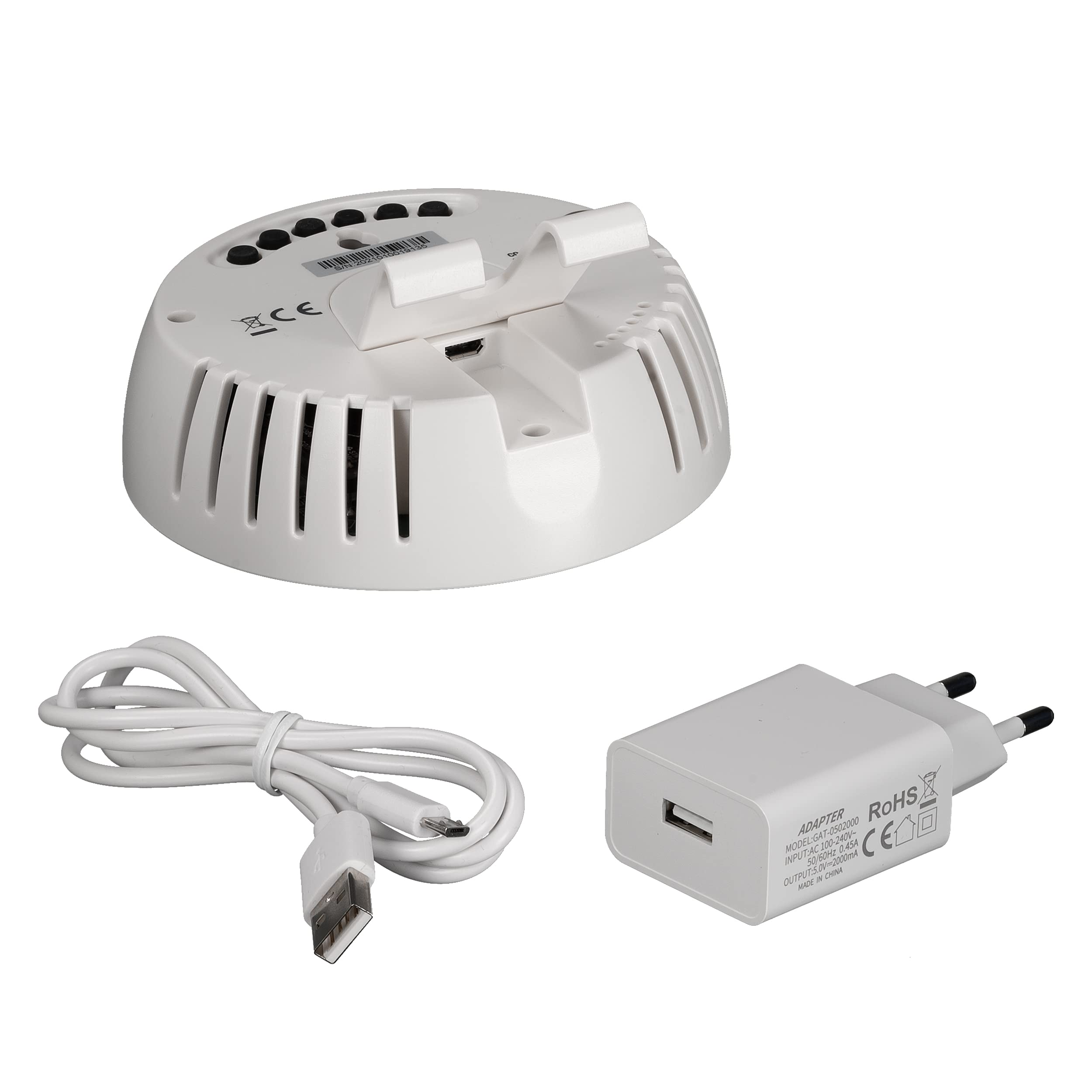 Bresser 7004040 Appareil De Mesure du CO2 avec Enregistreur De Données pour Vérifier Concentration en Dioxyde De Carbone, Température Et Humidité De L’air, Gris,