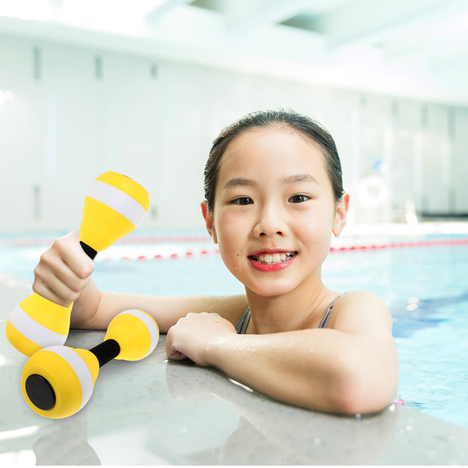 Toyvian Manubrio per Acquatico bilanciere per Nuotare in Acqua Swim Bar per Nuotare bilanciere per Esercizi Acquatici Attrezzatura per Il Fitness per Eva