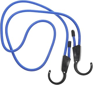 Alipis Cuerdas Elásticas para Colgar En El Coche con Clips Color Rosa con Ganchos Resistentes para Camping De Goma Abs para Exteriores Color Azul