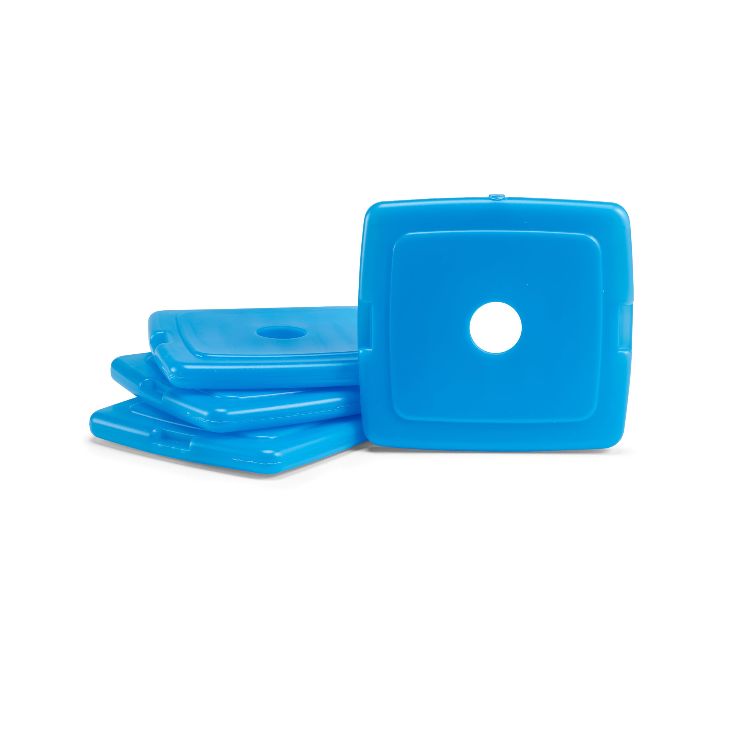 Fit & Fresh Cool Coolers Slim Ice Packs for Coolers/Lunch Bags/Lunch Boxes/Office/Jobsite/Camping/Beach/Picnics/Golfing, for All Ages 1 Set of 4 Ice Packs 336KFF