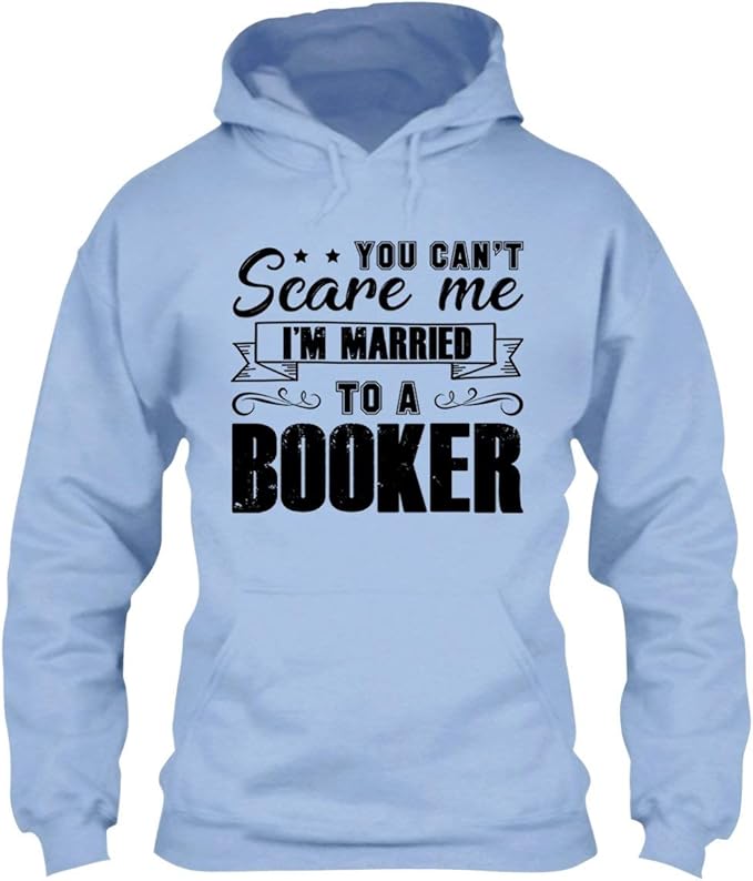 Big Grey I'm Married to A Booker Long Hoodie, Unisex Hooded