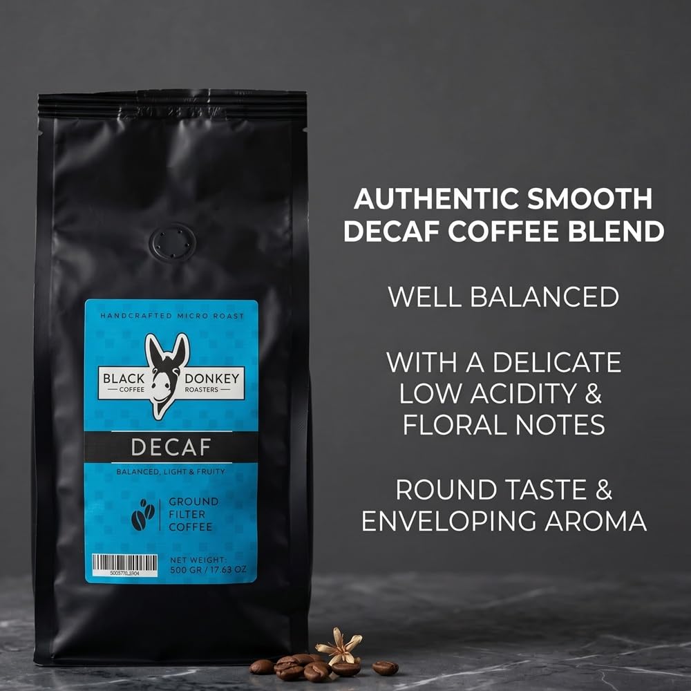 Black Donkey - Bezkofeinowa Kawa Mielona (500g)