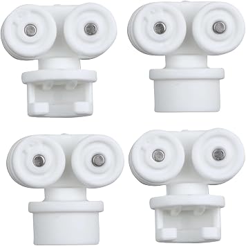 Gliders Curtain Gliders Suitable for Ikea Vidga Curtain Replacement Parts Wheels Hooks System Accessories Curtain Pack of 4