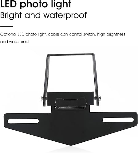 Miniatura 7 de Soporte para placa de matrícula para motocicleta compatible con Ninja 400 2018 2019 2020 2021 2022