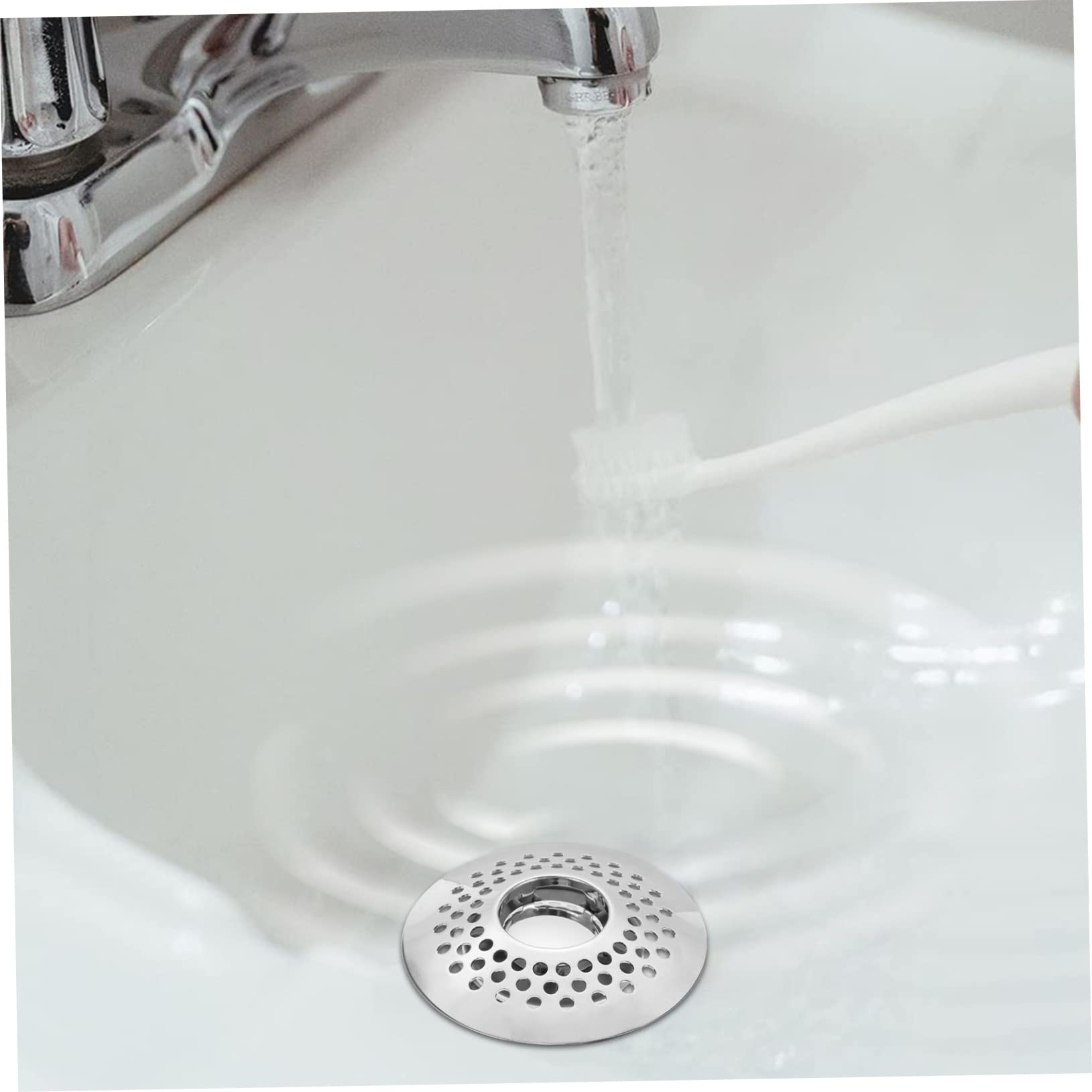 Angoily 2stücke Drain Stopper Badewanne Hochwertiger Badewannenstöpsel Mit Haarsieb Effektiver Haarfänger Für Abfluss Für Badewannen Und Duschen Rostfrei Und Langlebig