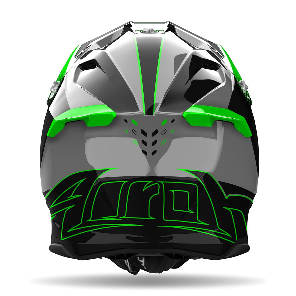 AIROH CASCO OFFROAD TWIST 3 SHARD GREEN GLOSS XS : Amazon.it: Auto