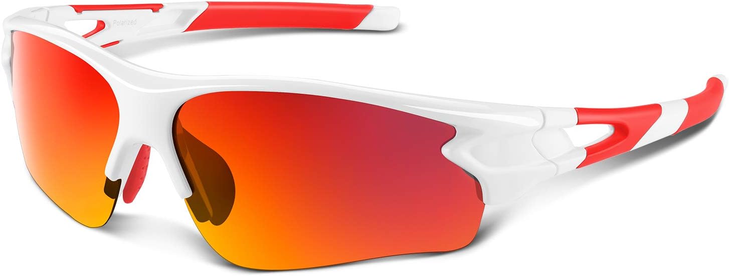 BEACOOL Polarized Sports Sunglasses for Men Women Youth Baseball Fishing Cycling Running Golf Motorcycle Tac Glasses UV400