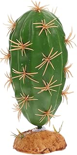 POPETPOP Planta de Terrário de Cacto Plantas de Réptil Plantas de Aquário Planta de Cacto de Plástico para Lagarto Lagartixa Dragão Barbudo Tanque de Peixes Decoração de Réptil Do Deserto