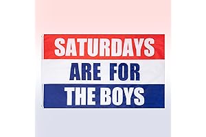 Saturdays Are For The Boys Yard Flag