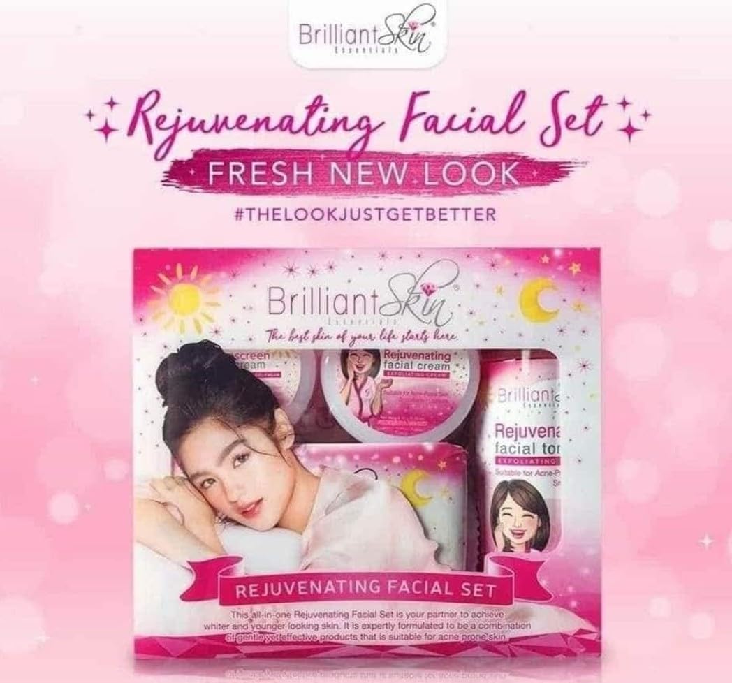 Brilliant Skin Essentials Rejuvenating Facial Set (10cmx5cmx5cm)