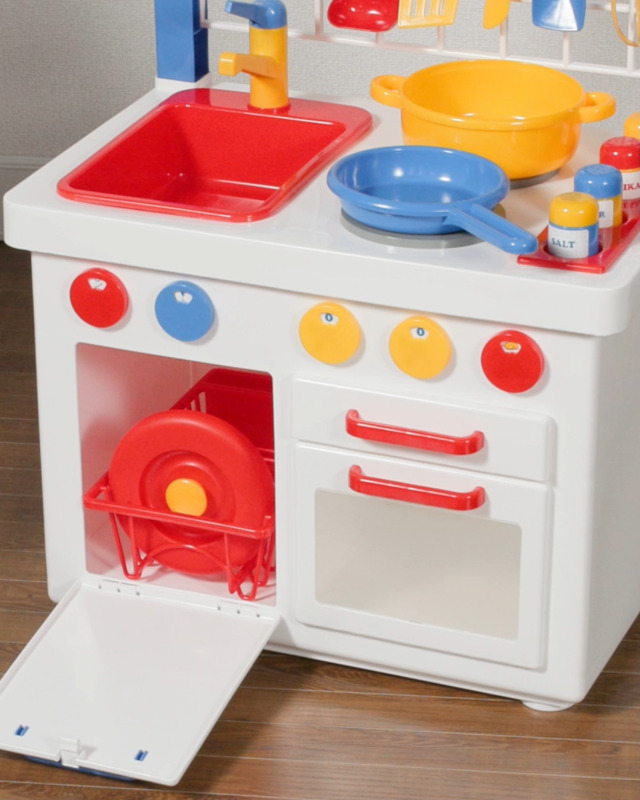 ☆ボーネルンド BorneLund Dantoy おままごとキッチン キッチンセンター ダントーイ リアルな台所◆幼児教室の先生達が選んだ知育玩具 キッチンセンター: バリエーション表示 ボーネルンド オンライン