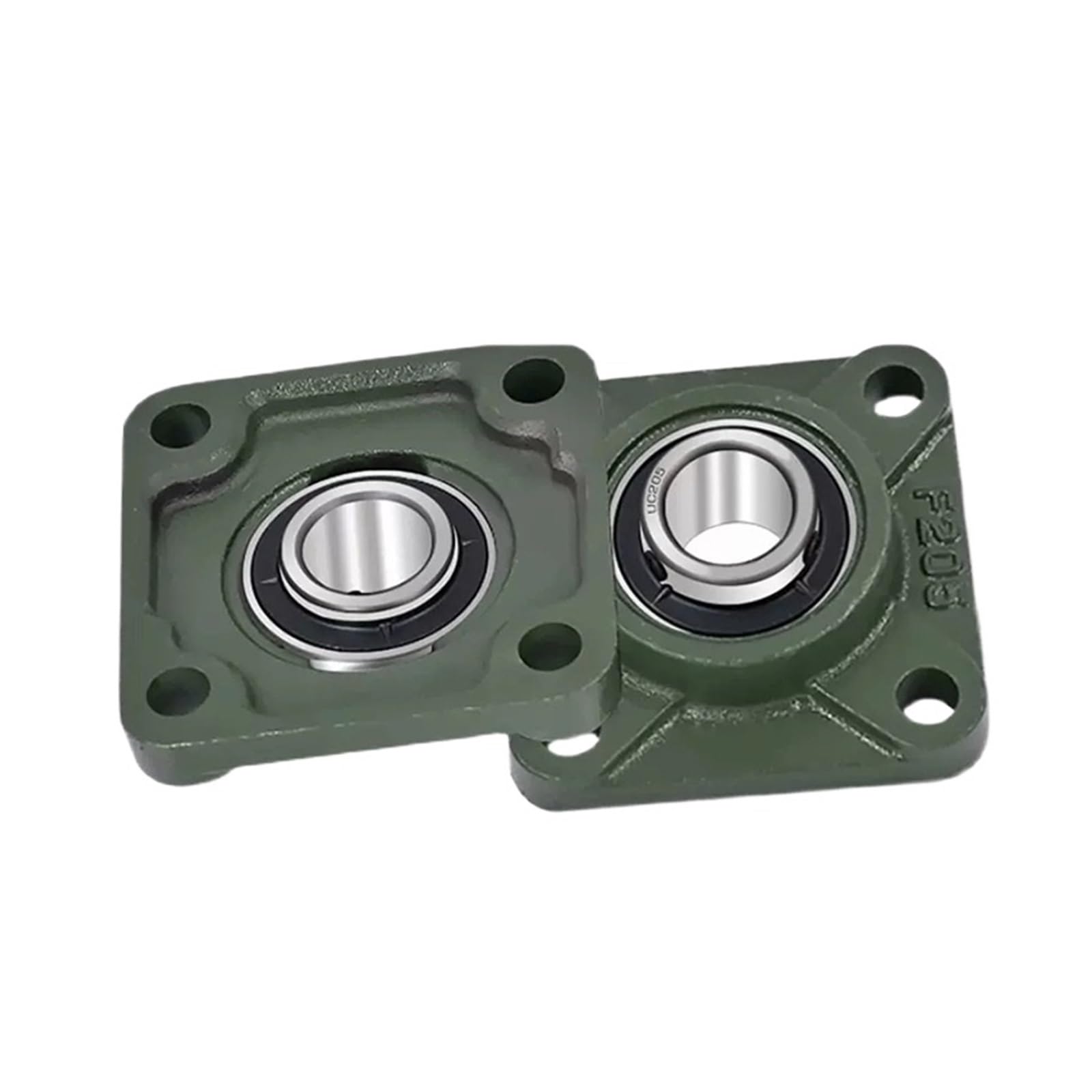 1 pieza de asiento de rodamiento cuadrado esférico exterior tamaño británico UCF201-8 UC202-10 203-11 204-12 205-14 205-15 205-16(UCF207-21 ID33.338MM)