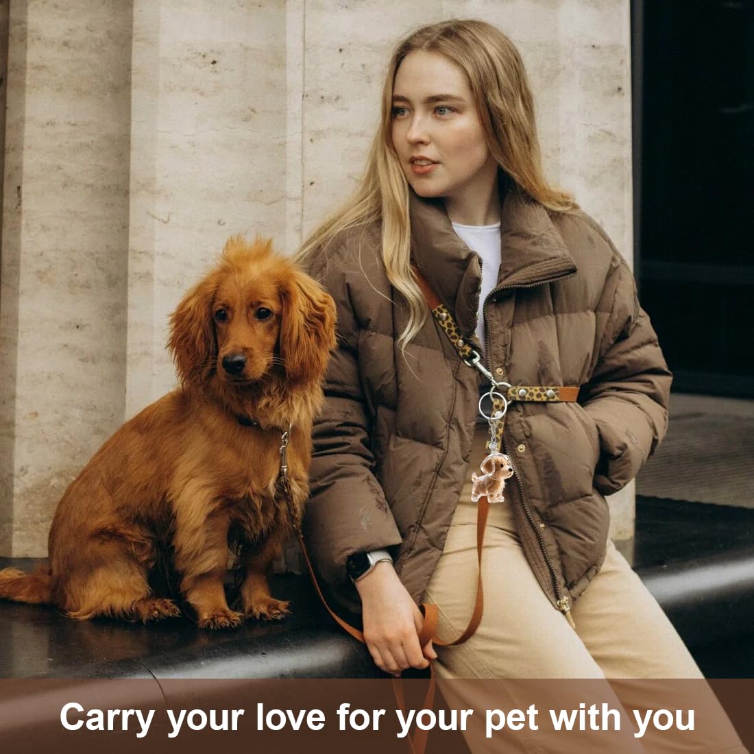 1 pezzo Portachiavi per collezionisti di peli di cane, ciondolo a capsula ricordo della pelliccia, regalo commemorativo, ciondolo commemorativo per peli di cane