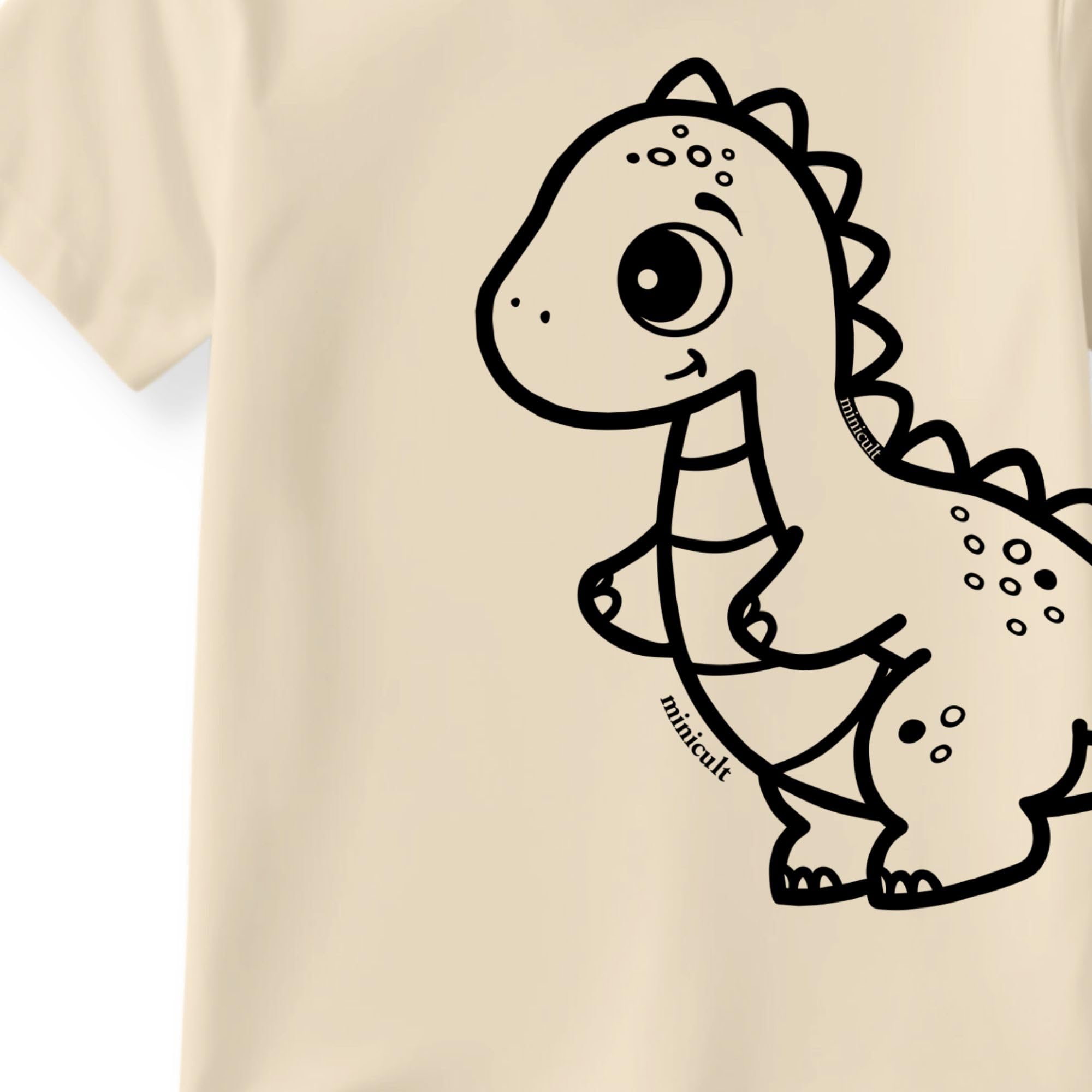 minicult Matching CottonTshirt and Shorts coords with cute animal Prints(Dino Combo 2)(Pack of 2)(2-3 Years) - Image 8 thumbnail