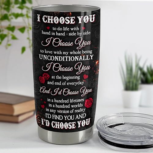 Vista 217 de SANDJEST Vaso inspirador de 20 onzas, regalo cristiano, regalos inspiradores para mujeres, vasos con aislamiento de acero inoxidable motivacional