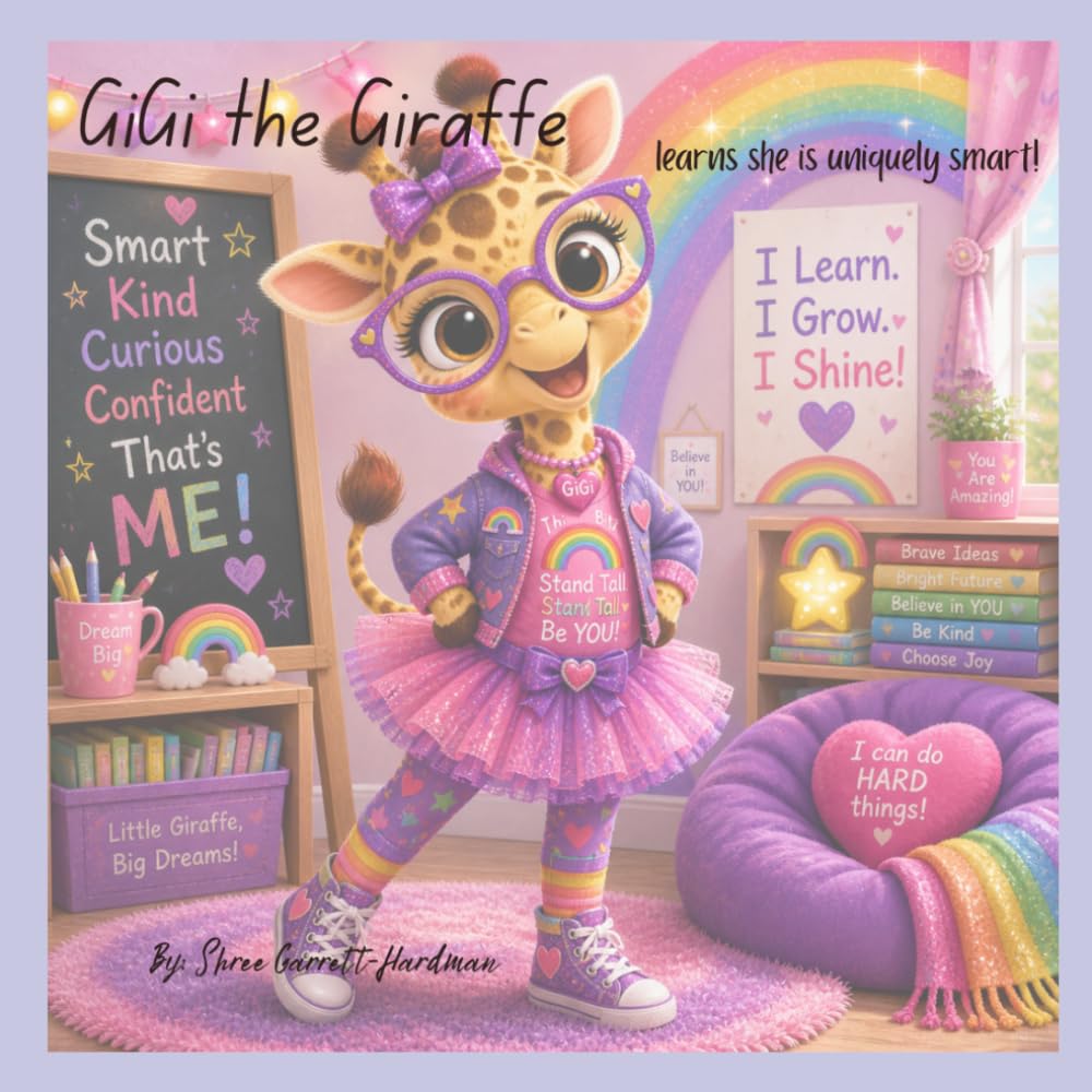 GiGi the Giraffe: learns she is uniquely smart (Little Hearts, Big Truths)