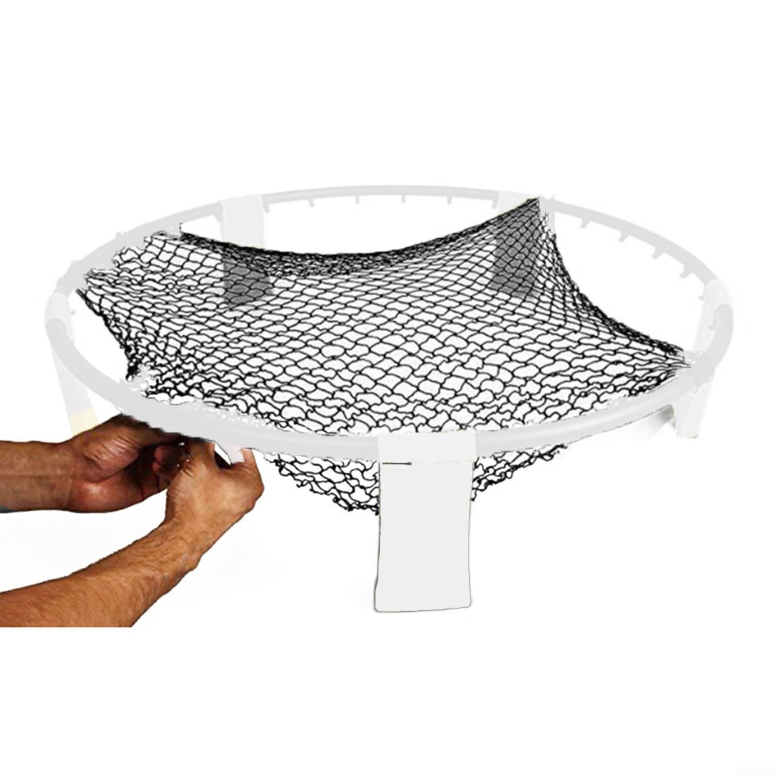 2 pezzi Roundnet gioco di palla, per spike Ball, rete di ricambio, attrezzatura da allenamento, per interni, sport, pallavolo, 1 x 1 m, per giardino, spiaggia, parco