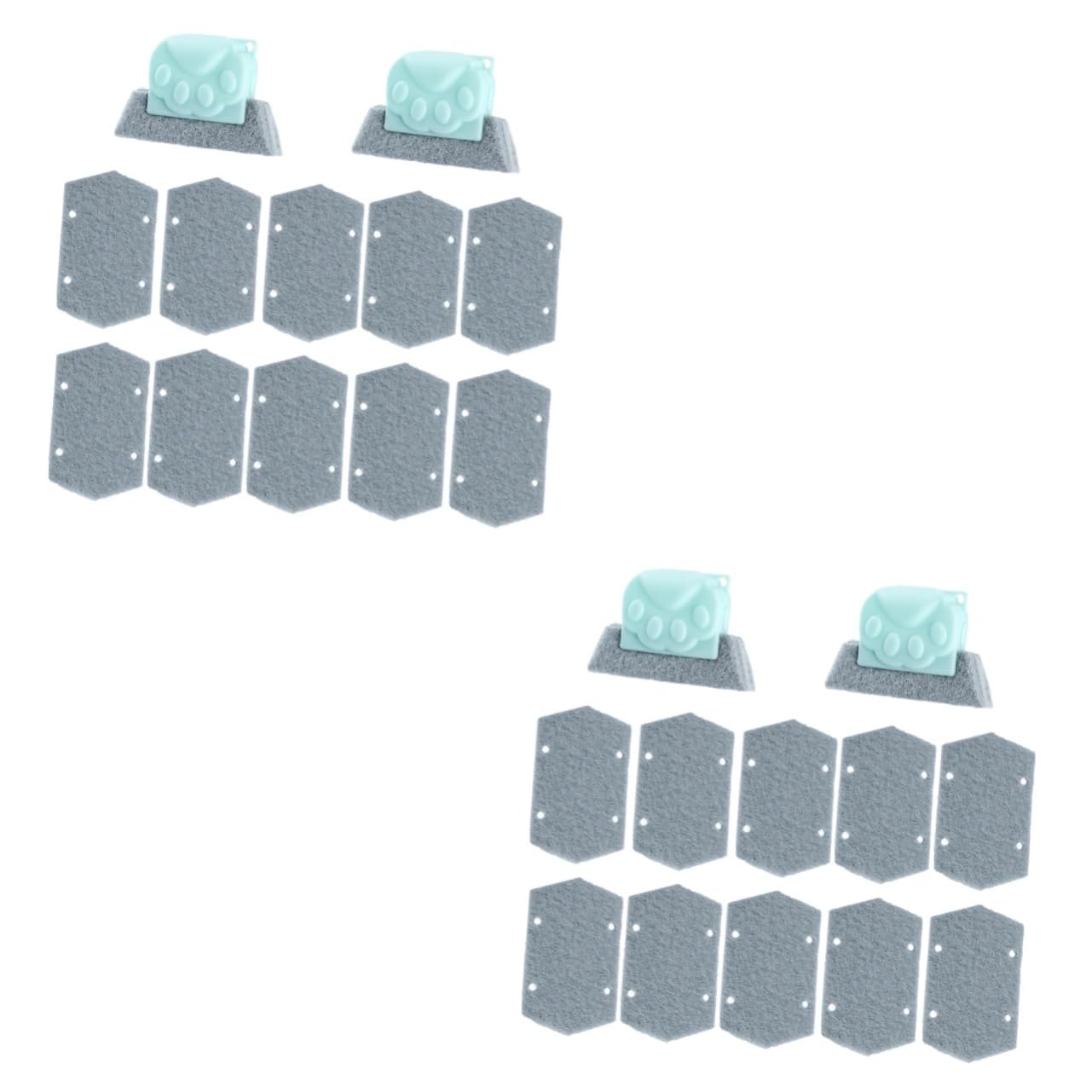 FOMIYES 28pcs Multi-Function Groove Cleaning Tools for and Kitchen Compact Brush Strong Scouring Pads Effortless Dirt Removal for Tight Spaces