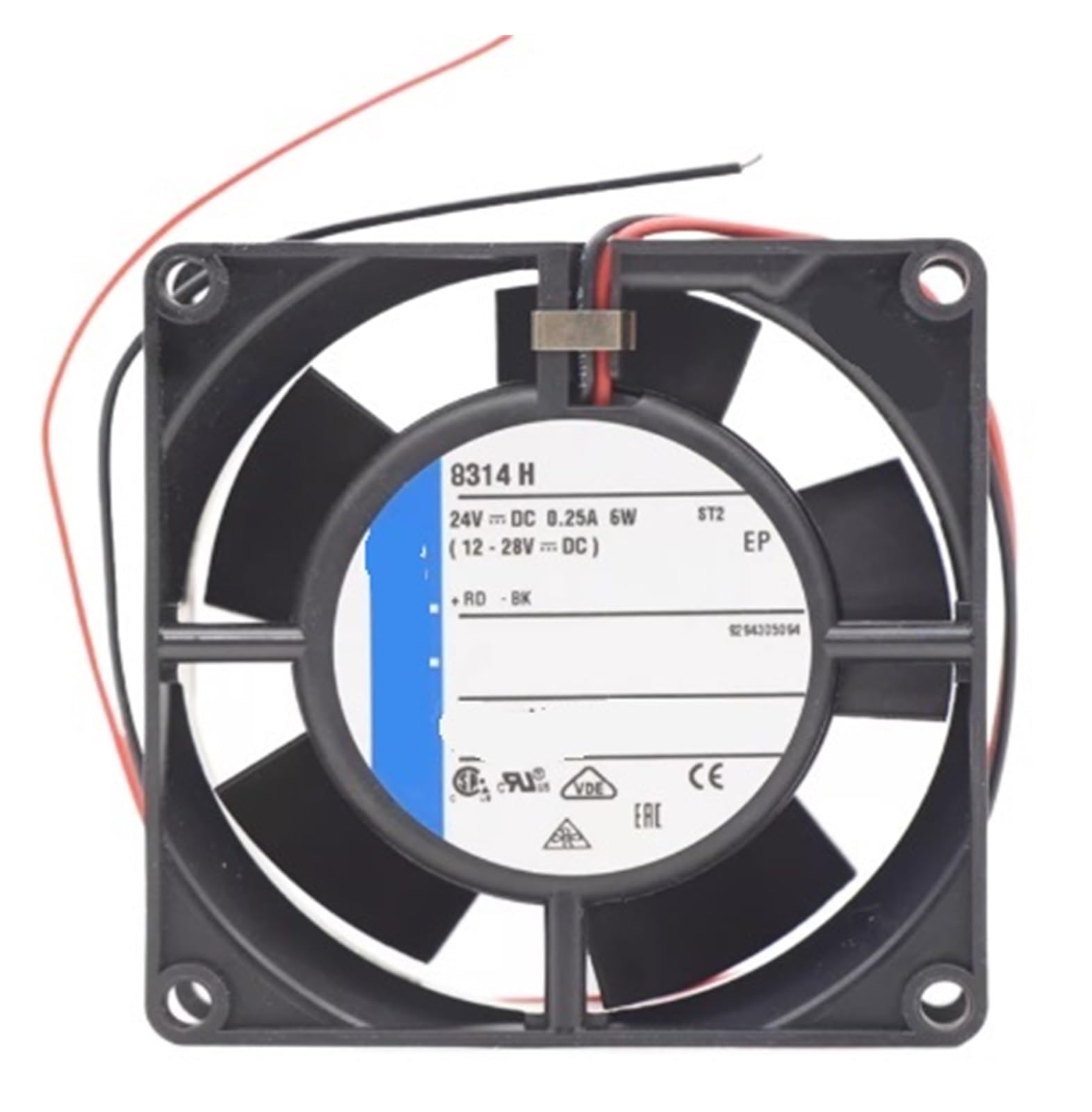 BYZLJTSWT 8314H 8032 80 * 80 * 32mm 24V DC 0.25A 6W 47.1CFM 5000RPM IP20 Cooling Fan