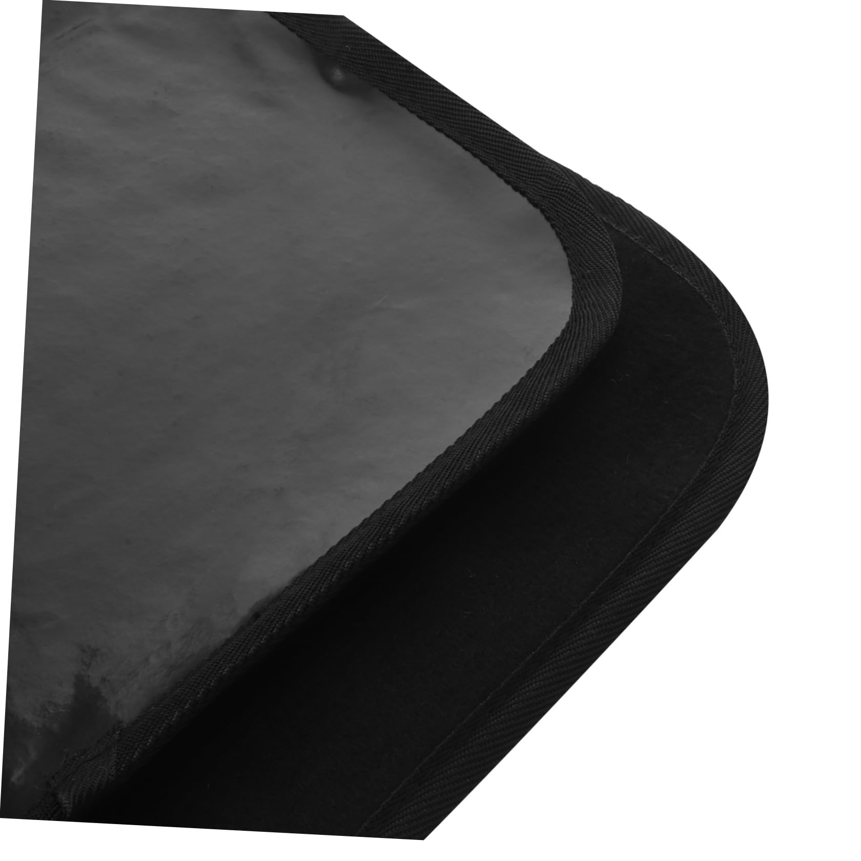 Toyvian Tappeto per Focolare Ignifugo Mezza Forma in Poliestere e Pvc Resistente al Fuoco e All'usura, Base Protettiva per Caminetto Moderno per Interni Domestici