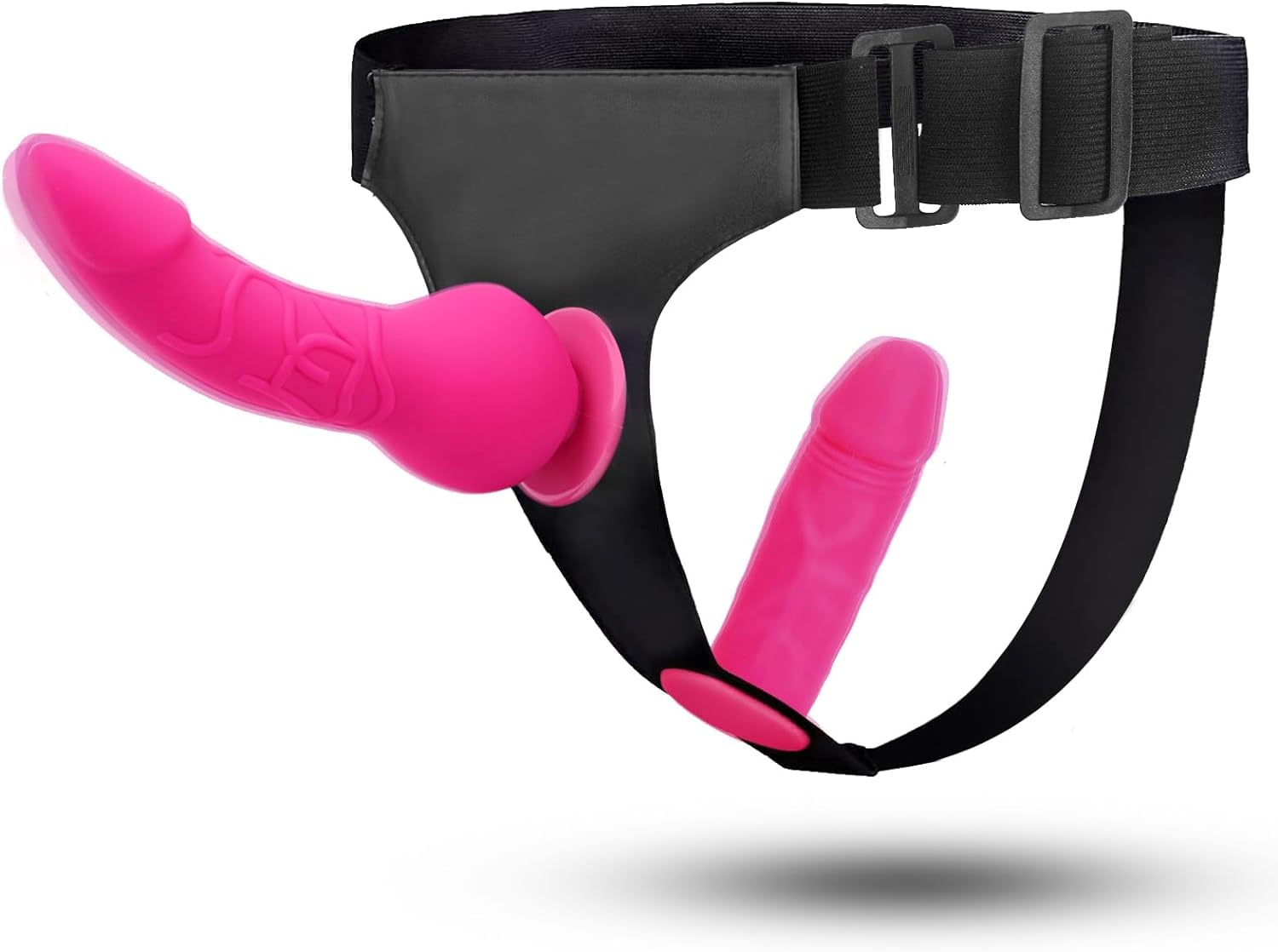 Dildos con arnés strap-on Consoladores Sexuales Mujer con Cinturon, Consolador Anales Pene Silicona Doble Dildos con Arnes en Juguetes Eroticos para Gay Lesbiana Hombre Parejas, Adjustable, Removeable
