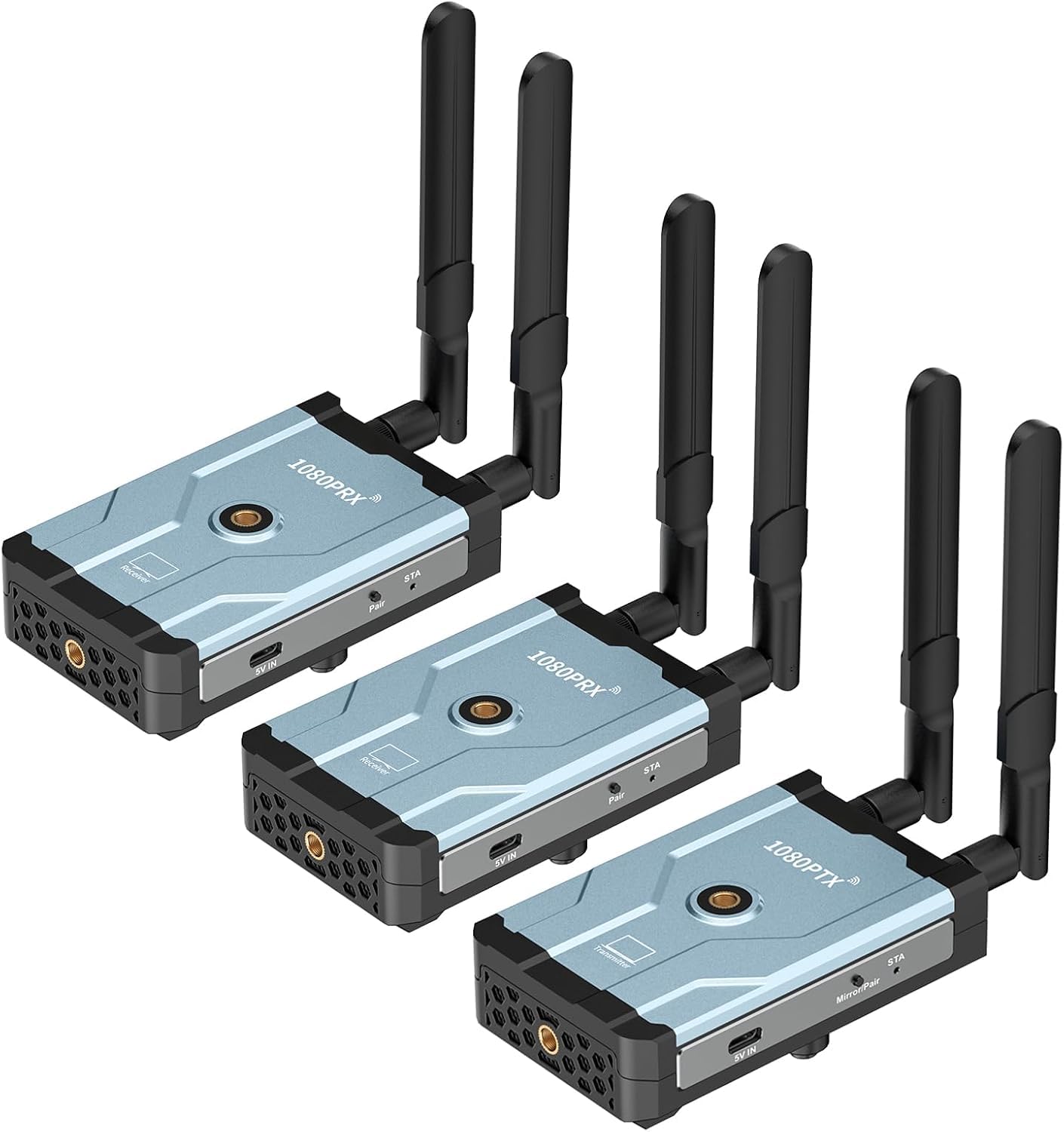 Transmisor y receptor HDMI inalámbrico Pro, alcance de 500 m