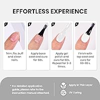 Vista 7 de Beetles - Esmalte de uñas en gel, 1 unidad de 0.5 onzas fluidas (15ml), extracción por remojo, arte de uñas, estética de manicura, bricolaje, curado