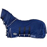 Marengos - Fliegendecke mit Elastik-Halsteil | engmaschige Ekzemerdecke | Schutz vor Insekten...