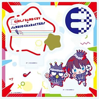 Girls Band Cry x Sanrio Characters 01 Iseri Nina x Bad Batsumaru [Collaboration Illustration] Acrylic Stand Plate