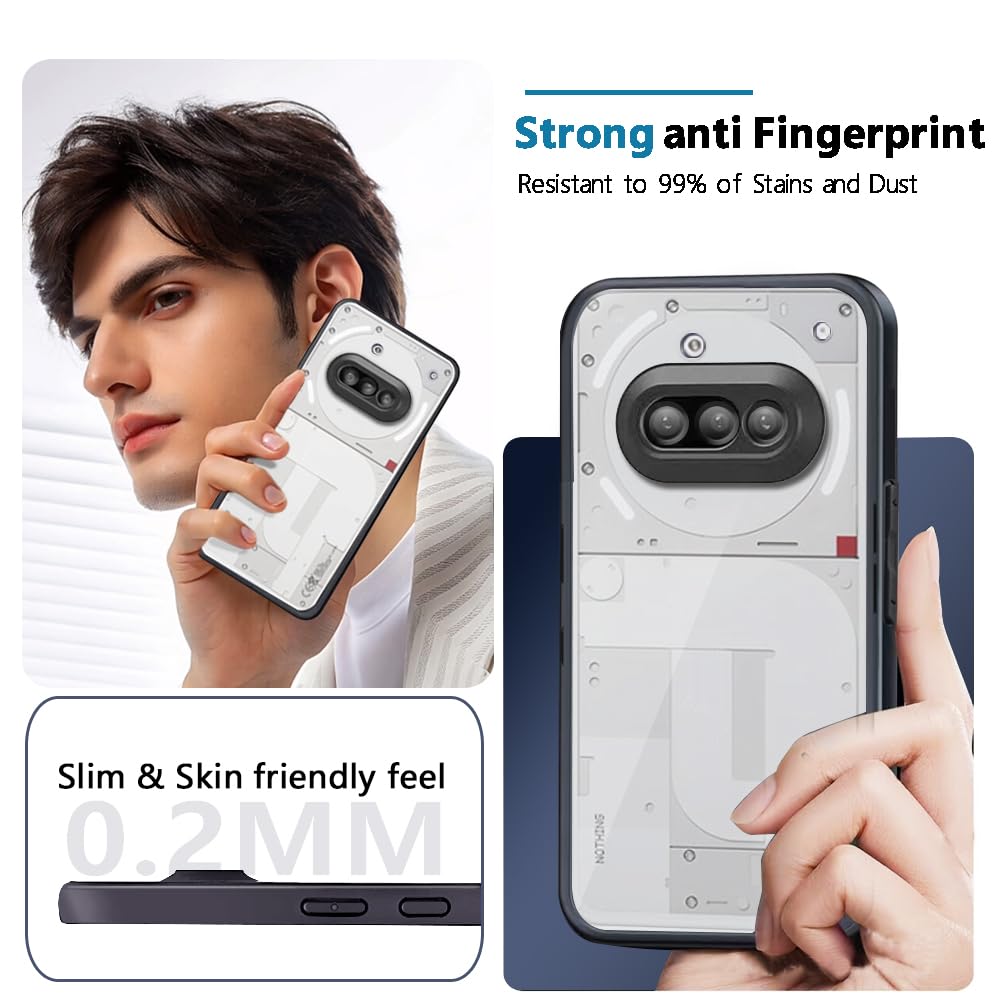 KJYFOANI For Vivo X100 Ultra Case, Transparent Soft Silicone