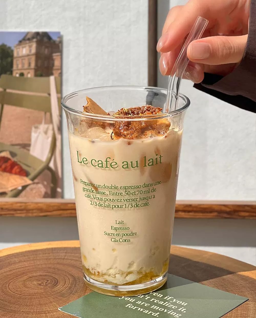 Gugululu Highball-Gläser 400 Ml, Grün – Aus Bleifreiem Glas, Mit Rollrand, Für Cocktails, Eiskaffee, Bubble Tea & Mehr