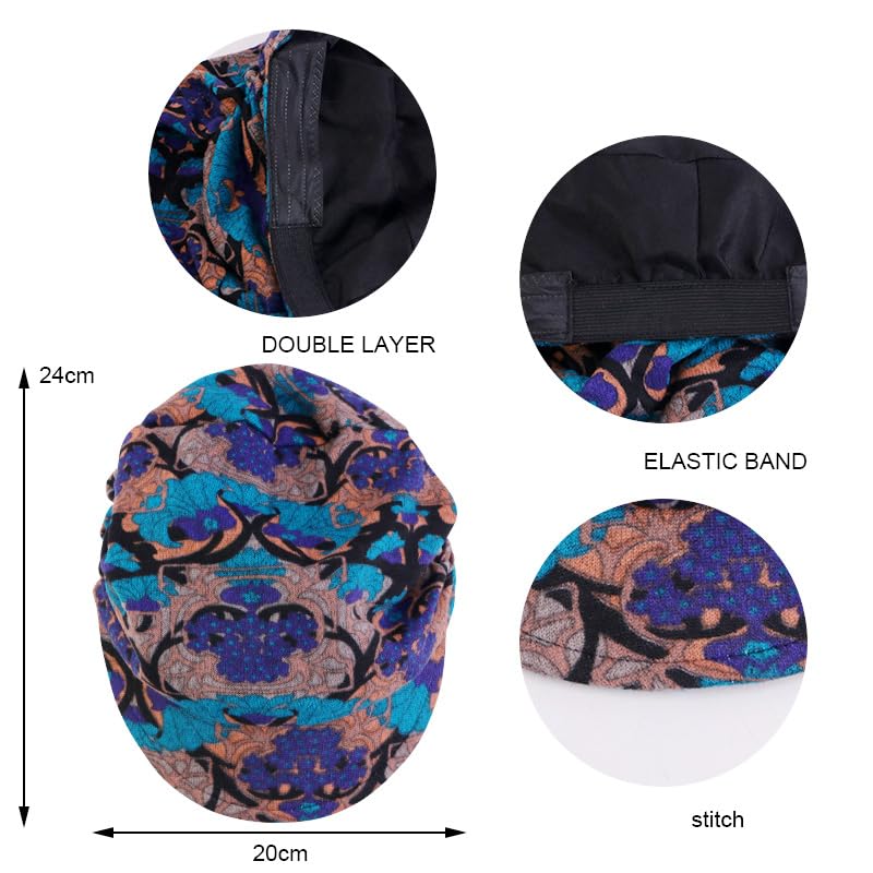 Generisch Brim Hooded Hat, podwójna warstwa, ciepła bluza z kapturem, dla kobiet i mężczyzn (BK)