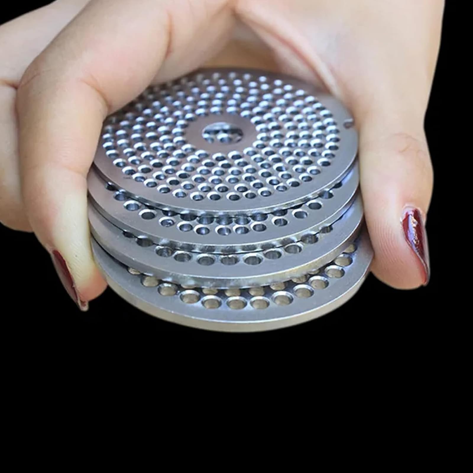McbeAn Macchina per Pellet di Mangime, Macchina Manuale per Mangimi per Animali Domestici con Stampi da 2/3/4/5/6 Mm, Robusta E Durevole, per Uccelli, Esche da Pesca, Gatti, Cani di Piccola Taglia