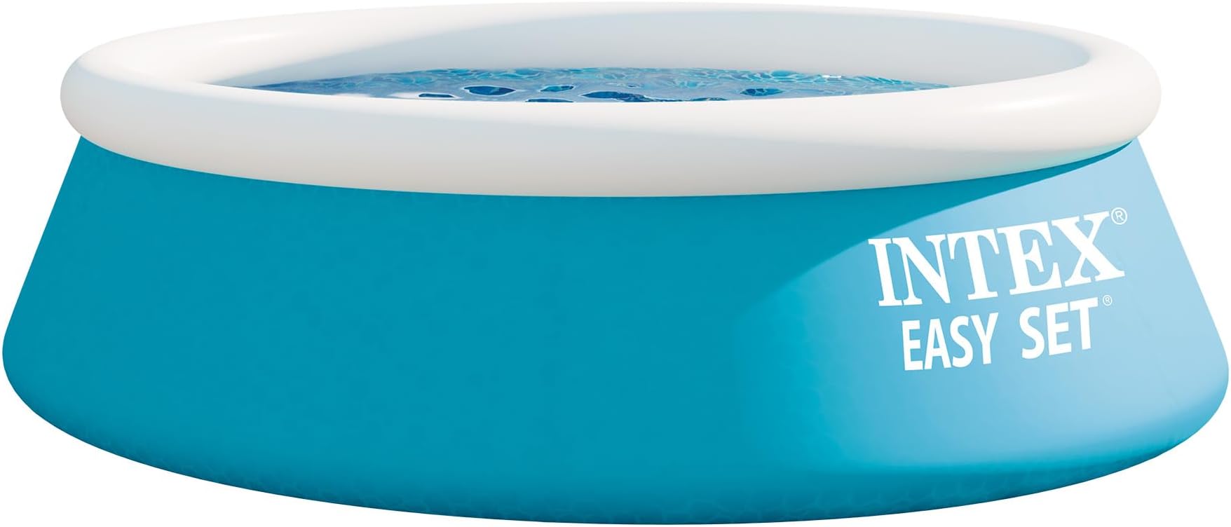 28101EH Easy Set Inflatable Swimming Pool: 6ft x 20in – Puncture-Resistant Material – Quick Inflation – 232 Gallon Capacity – 16in Water Depth