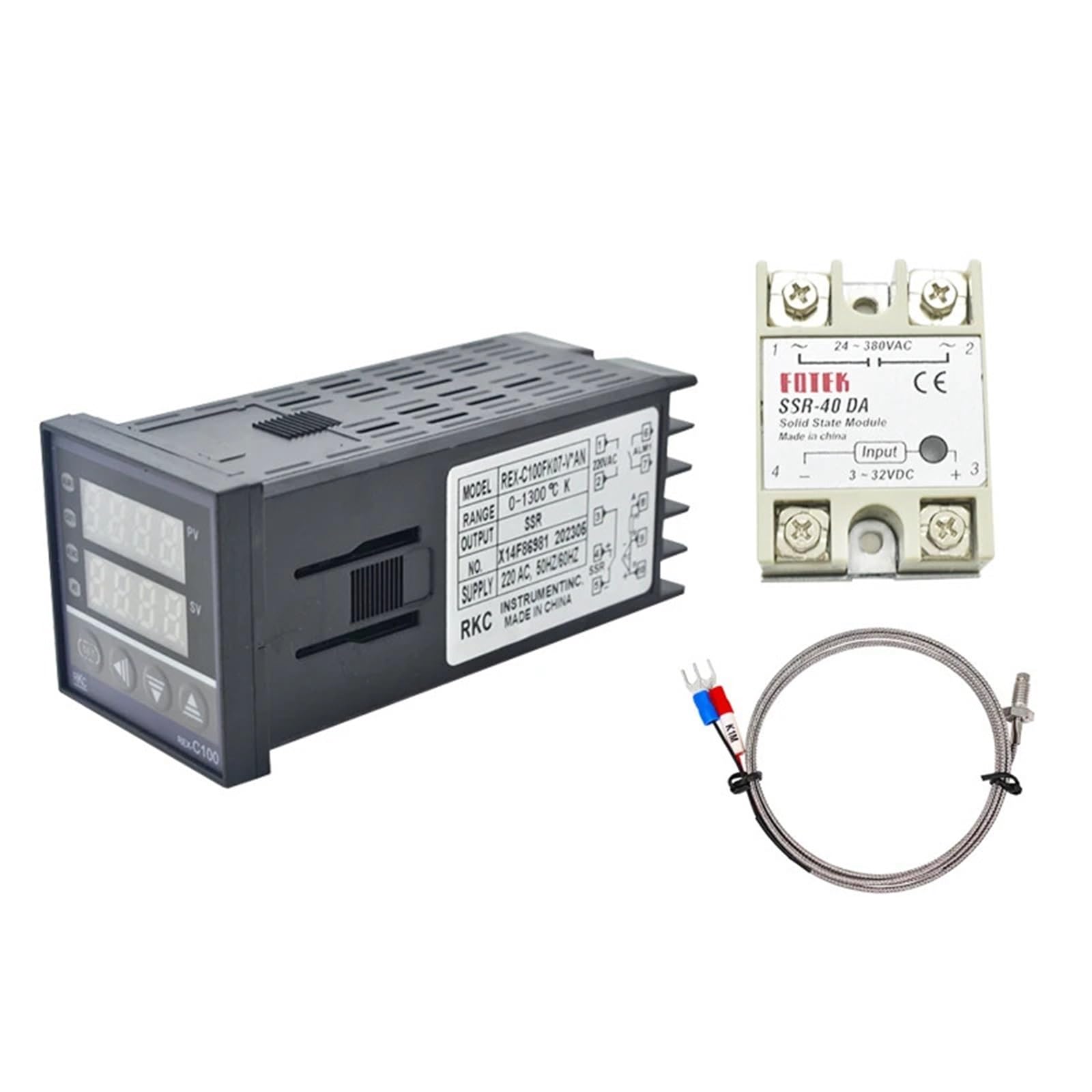 Termostato Regolatore Di Temperatura PID Digale REX-C100 - Foto 7