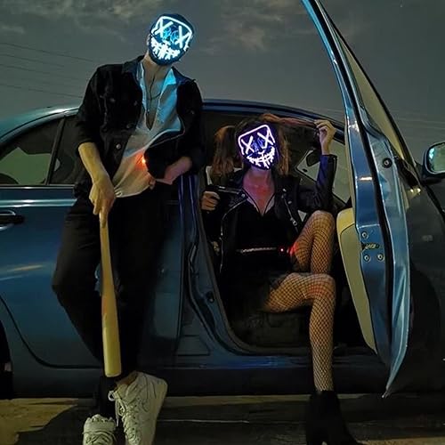 Miniatura 3 de Cable USB EL, 2 modos de cable de luz brillante, 32.8 pies32.8 ft (5 mx2) tira de luz flexible de neón para fiestas, Halloween, Navidad, decoración