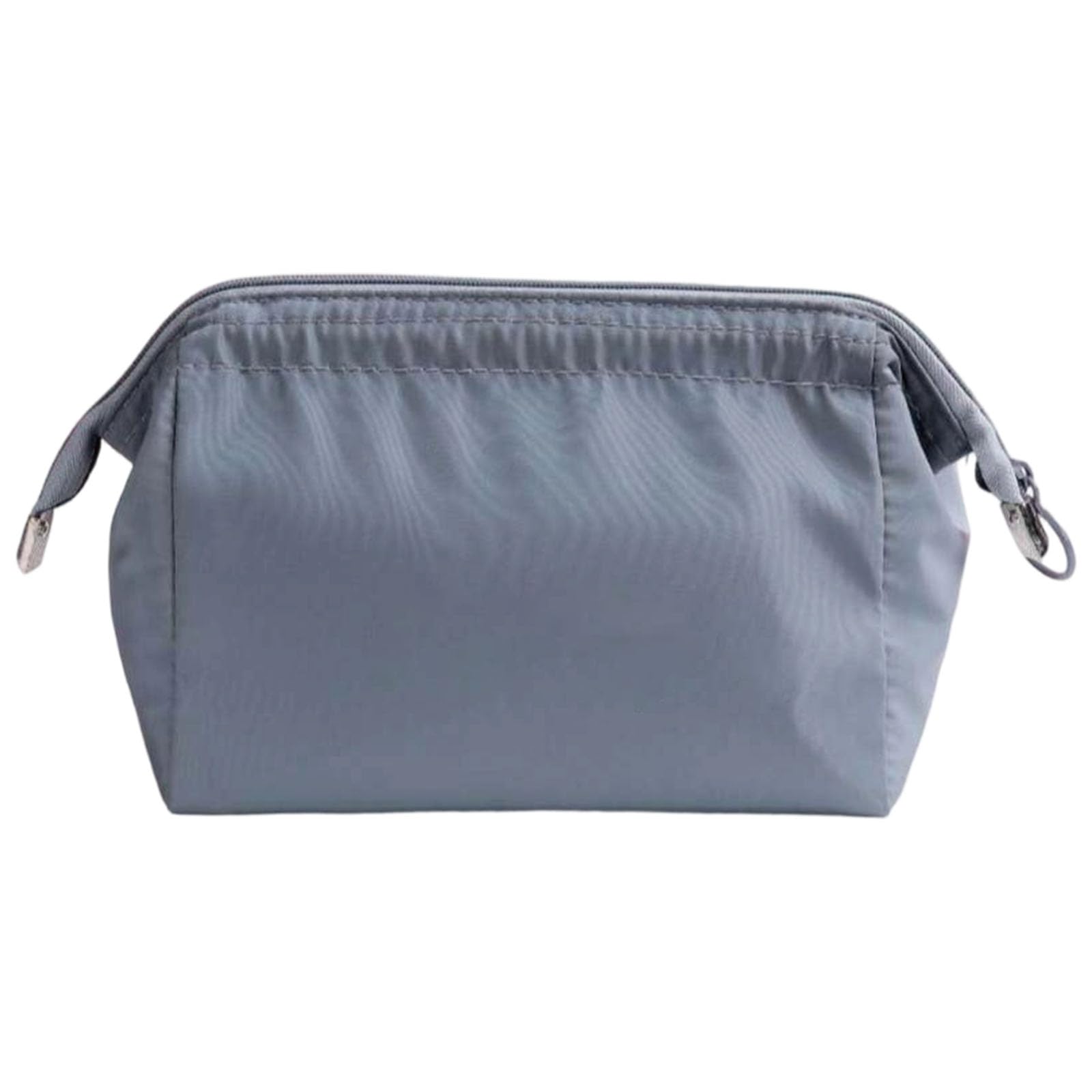 Tsophreniq Travel Makeup Bag Multi Compartment Cosmetic Organiser Morandis Color Nylon Polyester Toiletry Pouches Makeup Pouches with Multiple Compartments Nylon Fabric Morandis
