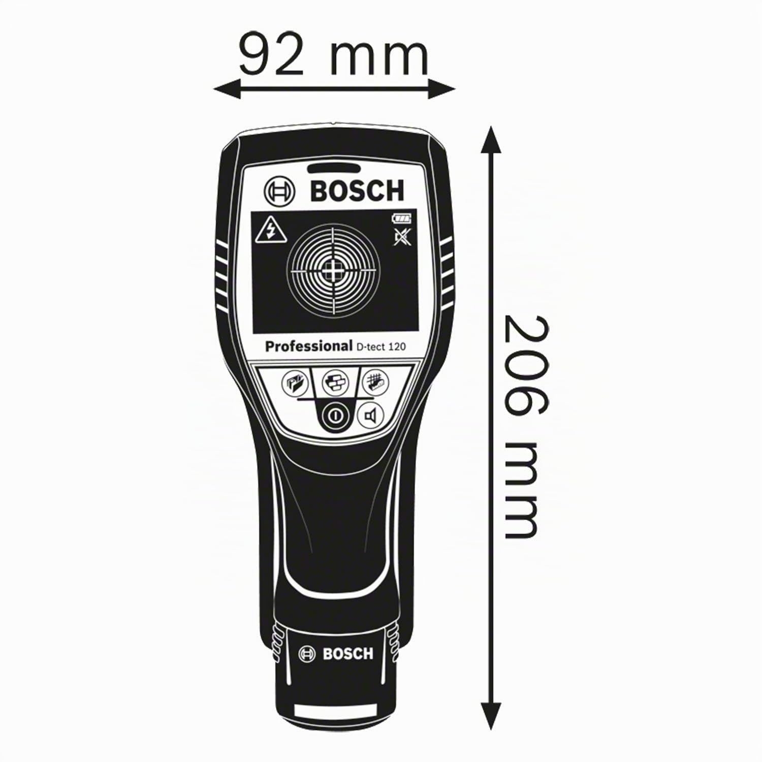 Bosch Professional D-tect 120 Scanner mural 12V L-BOXX