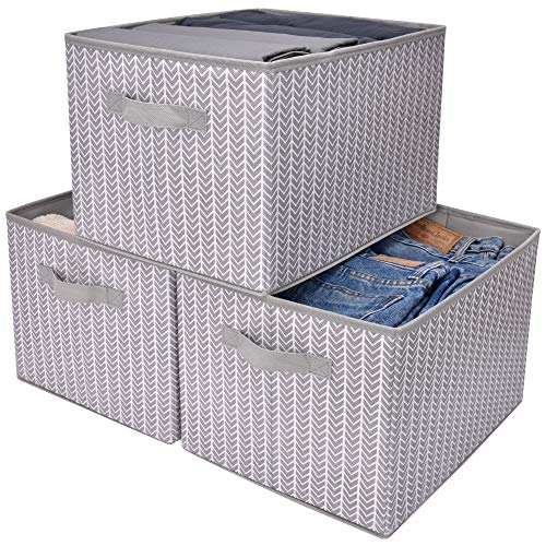 GRANNY SAYS Storage Bin for Shelves, Fabric Closet Organizer Shelf Cube Box